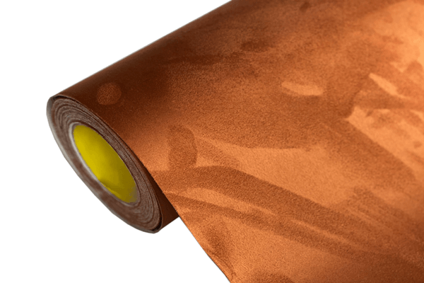 150CM x p/M Bruin Velours Velvet Flock - Interieurfolie