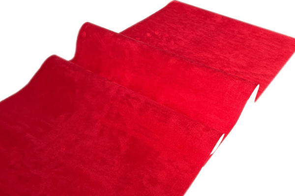 150CM x p/M Rood Velours Velvet Flock - Interieurfolie