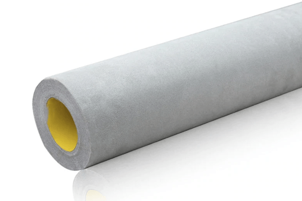 150CM x p/M Zilver Velours Velvet Flock - Interieurfolie