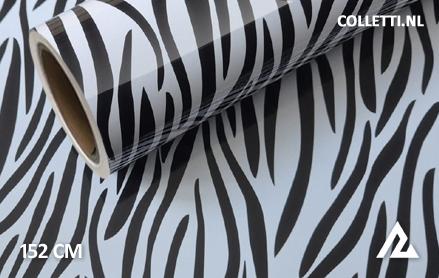Zebra print wrapfolie 152CM - COLLETTI.nl