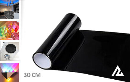 ZWART TINT FOLIE 30CM