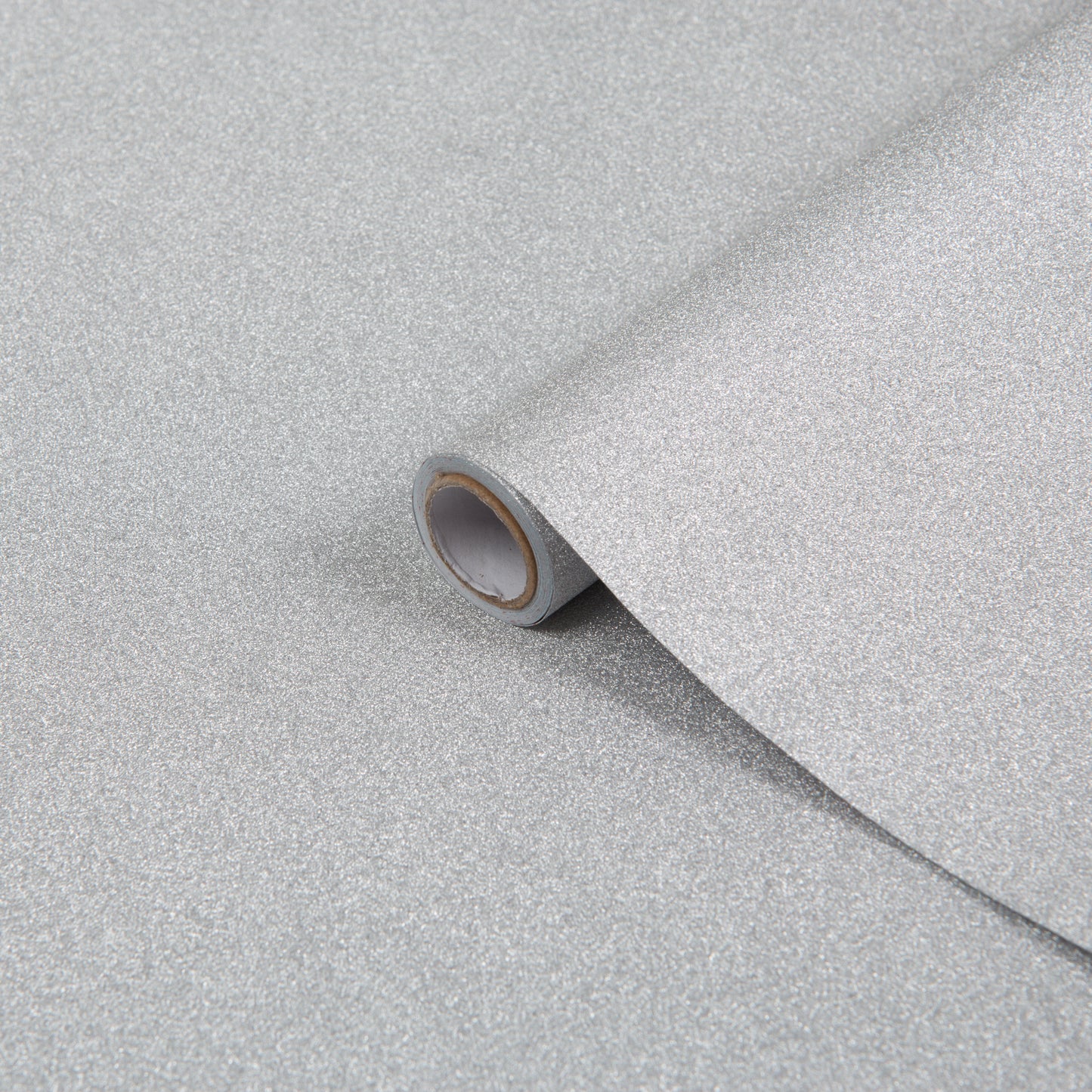 GLITTER FOLIE ZILVER METALLIC 67,5 x 2M - COLLETTI.nl