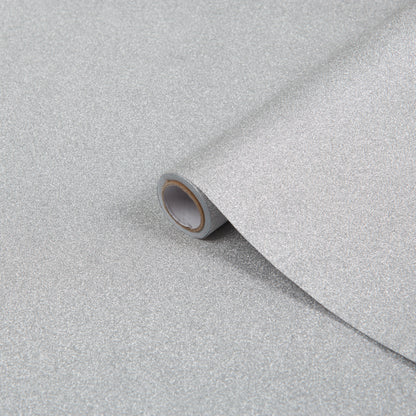 GLITTER FOLIE ZILVER METALLIC 67,5 x 2M - COLLETTI.nl