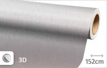 Brushed alu grijs wrapfolie 152CM - COLLETTI.nl