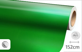 Glans metallic groen wrapfolie 152CM - COLLETTI.nl