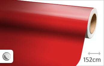 Glans rood wrapfolie 152CM