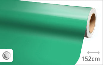 Glans turquoise wrapfolie 152CM