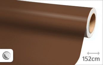 Mat bruin wrapfolie 152CM - COLLETTI.nl