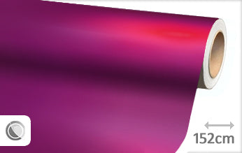 Mat chroom fuchsia wrapfolie 152CM