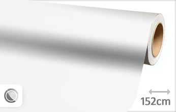 Mat wit wrapfolie 152CM
