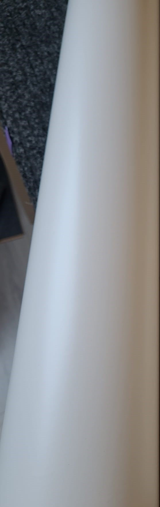 Mat wit wrapfolie 152CM